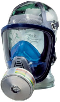full face mask respirator with head cover